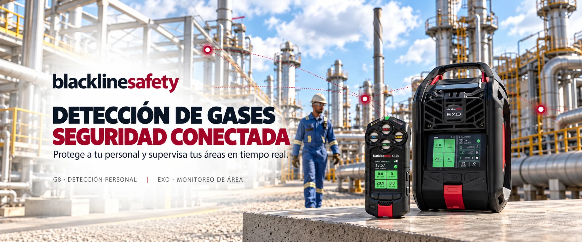 Blackline Safety: detección de gases y seguridad conectada.