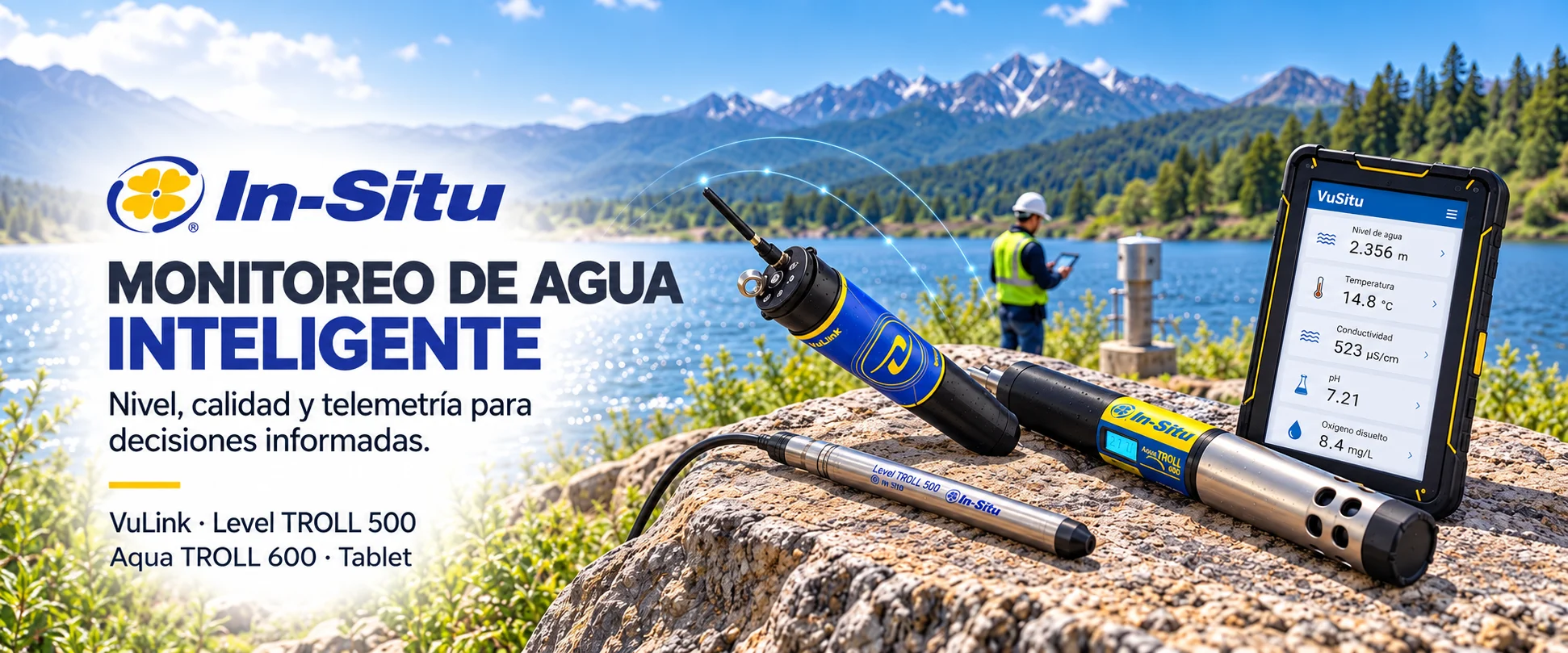 In-Situ: monitoreo de agua inteligente.